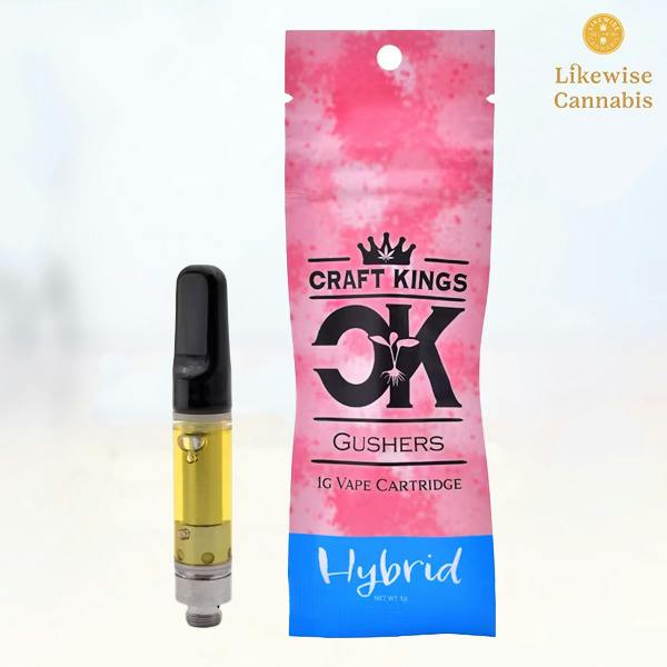 GUSHERS 1G DISTILLATE CARTRIDGE - CRAFT KINGS