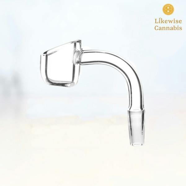 14MM MALE SLANT-CUT QUARTZ BANGER