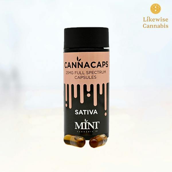 10-PACK 250MG SATIVA FULL SPECTRUM CAPSULES - MINT