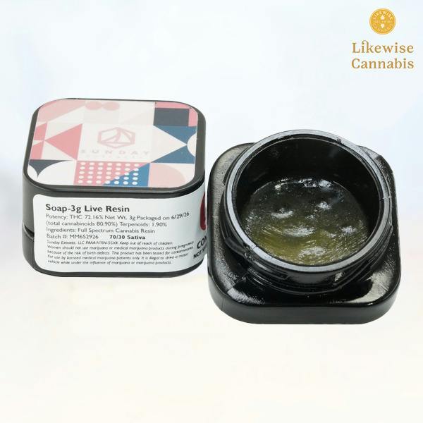SOAP 3G LIVE RESIN - SUNDAY