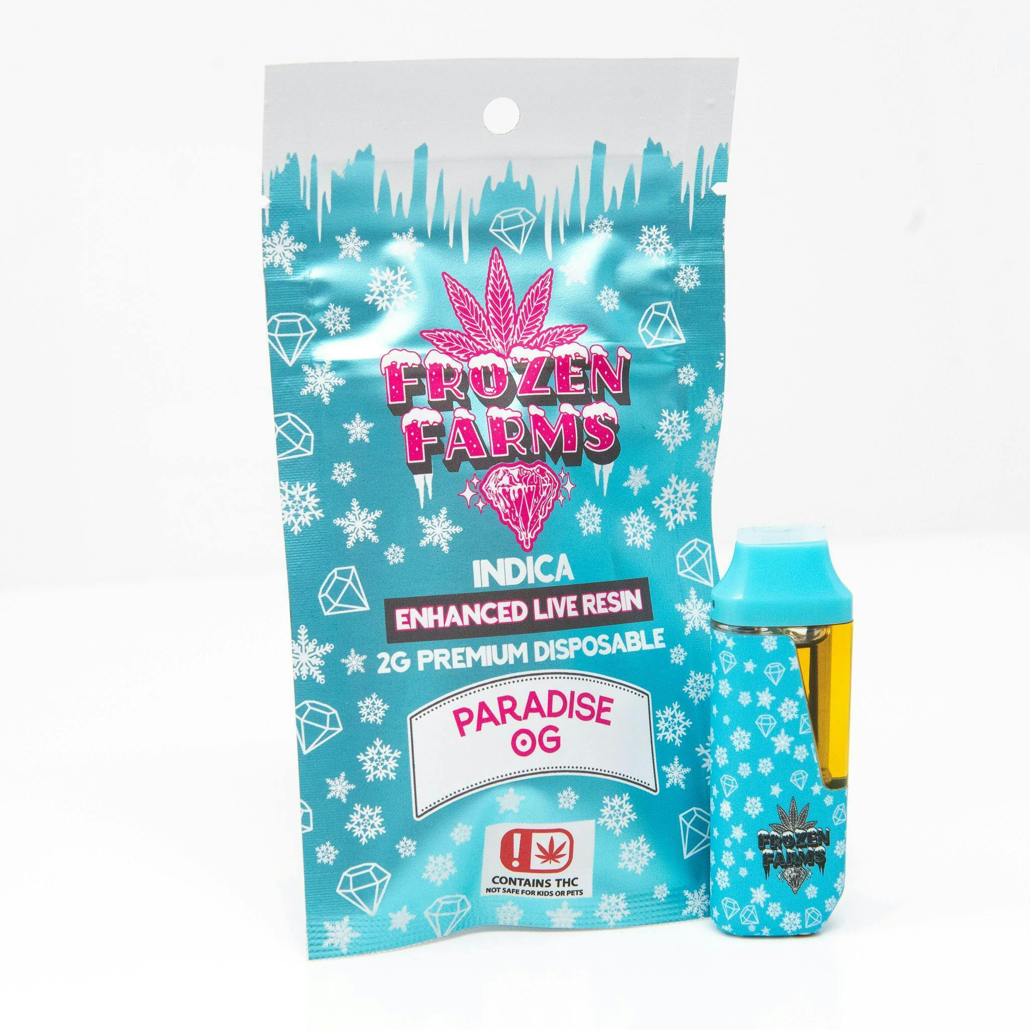 Frozen Farms - Vape Dispo - [Enhanced Live] - Indica - GG4 - 2g