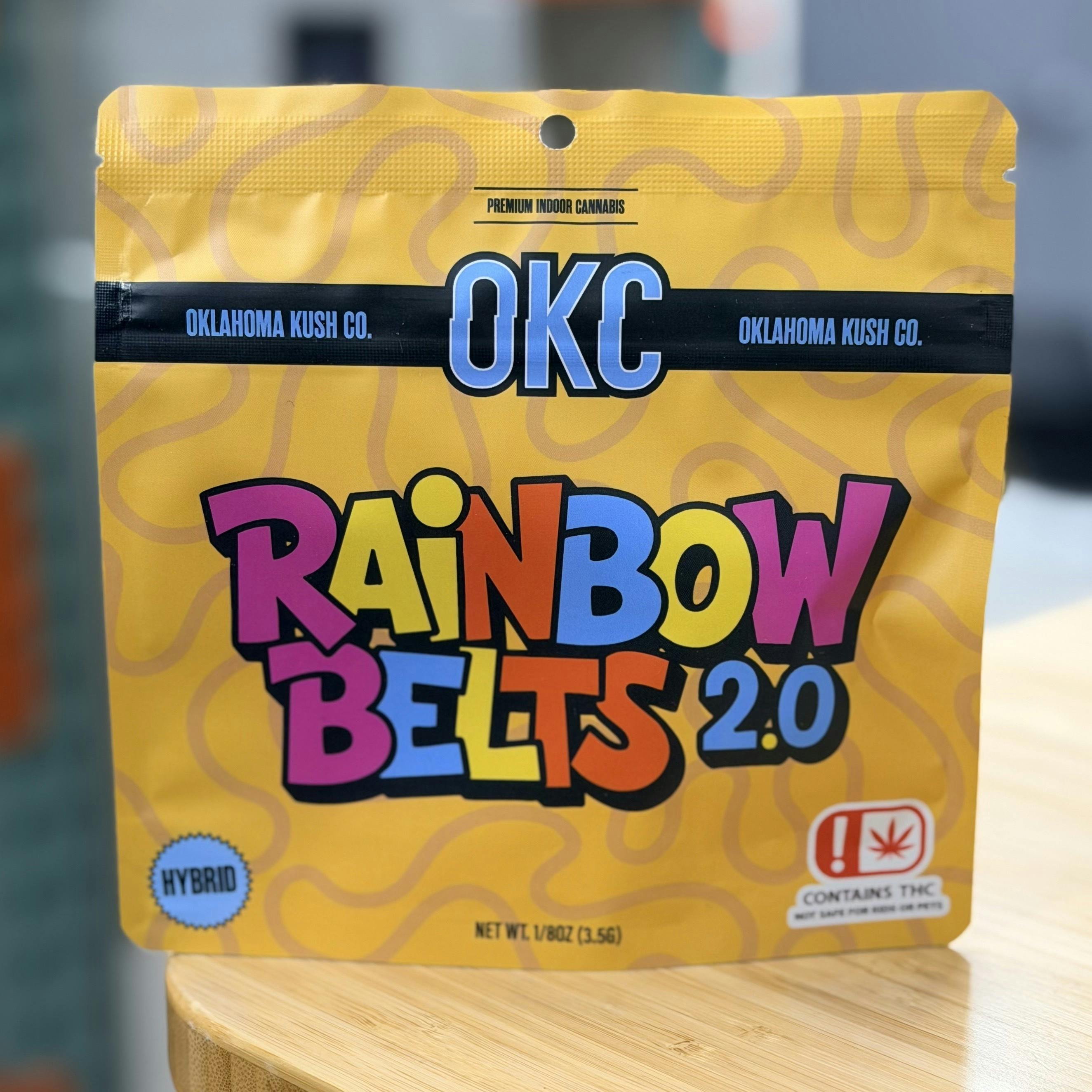 Oklahoma Kush Co. - Indoor Pre Packaged Flower - [3.5g] - Rainbow Belts 2.0