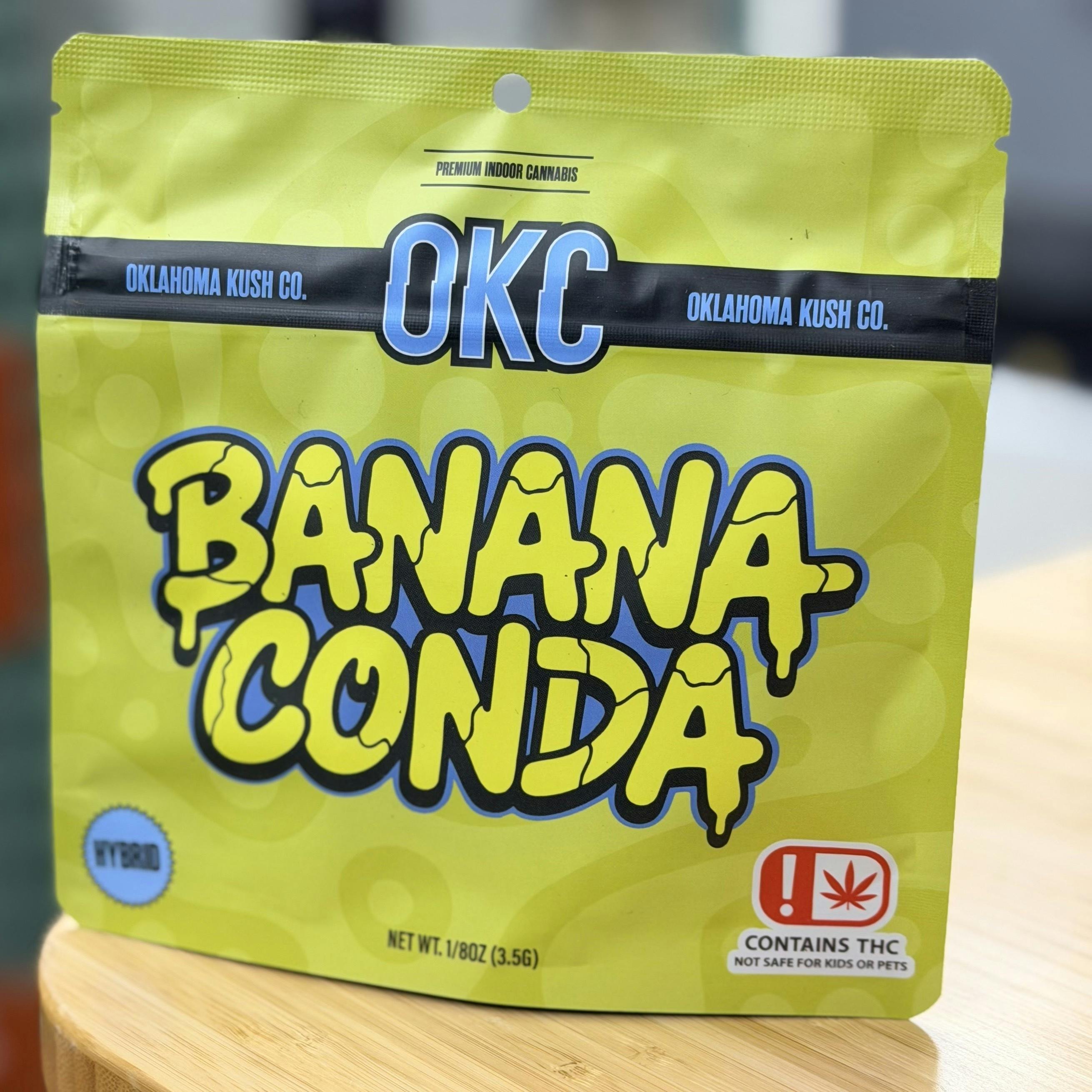 Oklahoma Kush Co. - Indoor Pre Package Flower - 3.5g - Hybrid - Bananaconda - 3.5g