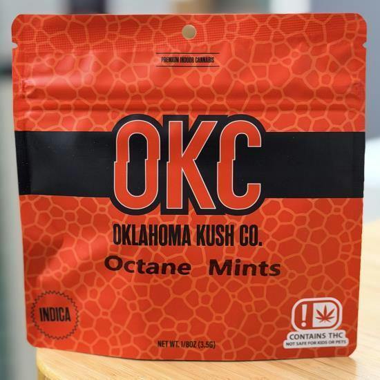 Oklahoma Kush Co. - Indoor Pre Package Flower - [Smalls] - 7g - Indica - Octane Mints