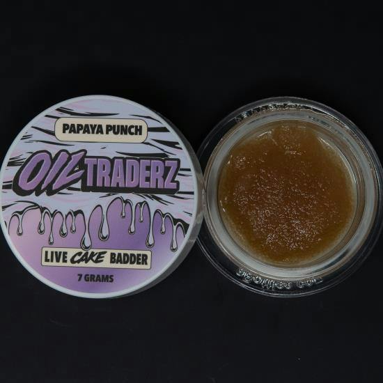 Oil Traderz - HYD - PKG - Cake Badder [Live] - Indica - GMO x Gelato 41 - 7g