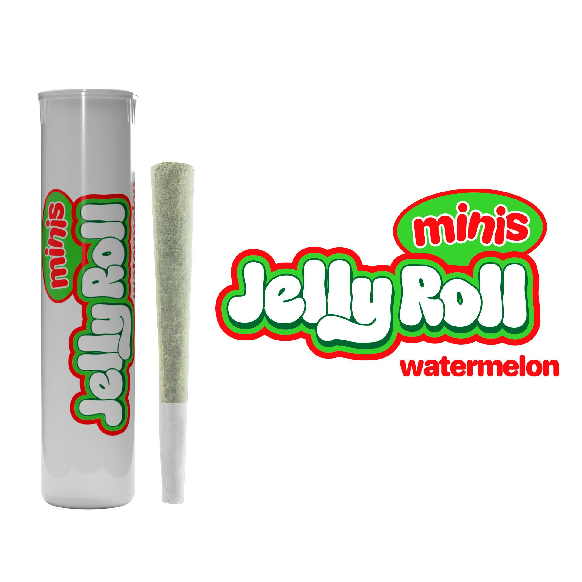 Jelly Roll - Watermelon - Infused Mini Pre-Roll at Blue Sage Cannabis Deli - Belton