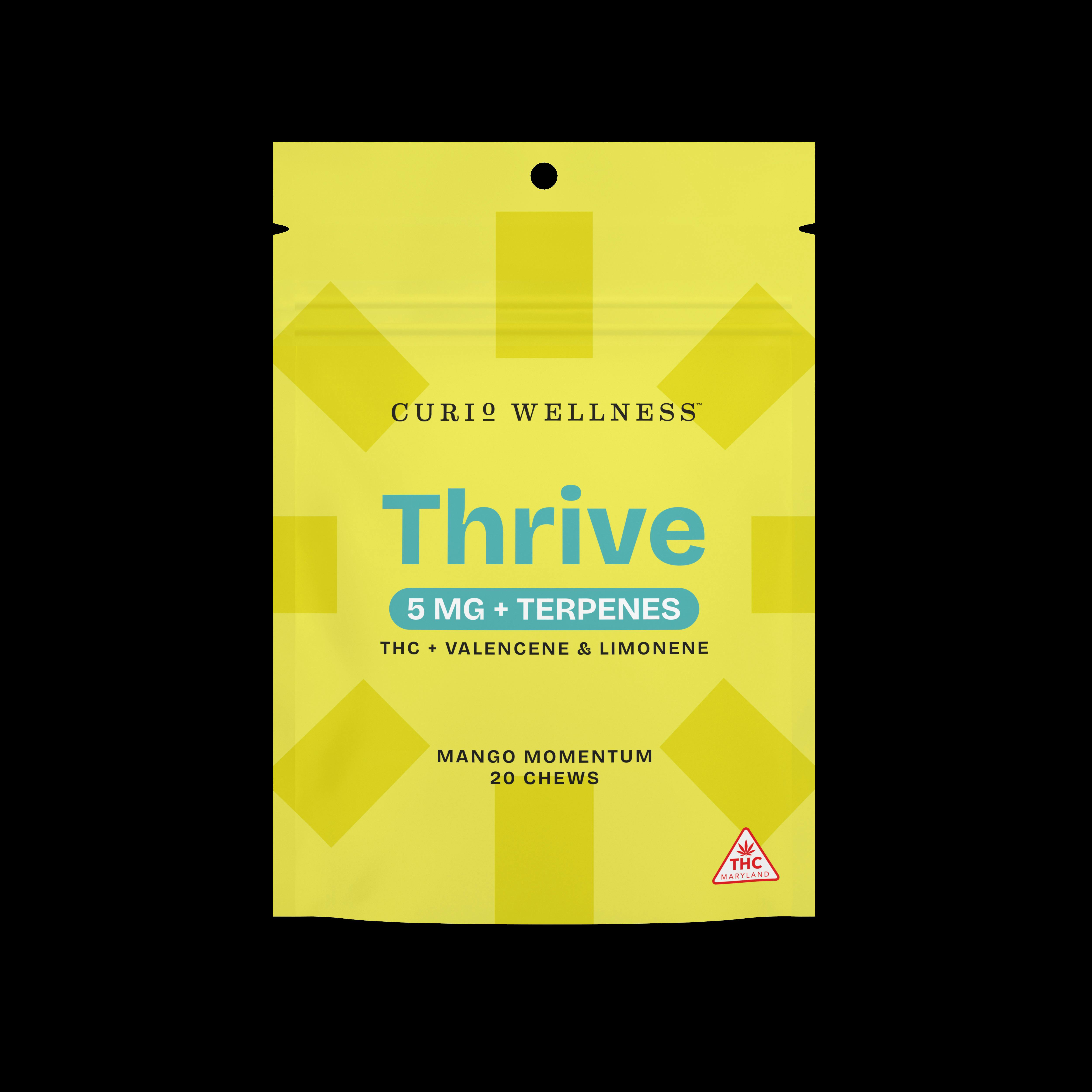 Curio Wellness - Mango Momentum- Thrive - Gummies - 100mg (20pk)