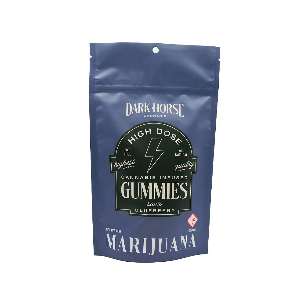 Dark Horse - Sour Blueberry Bites - Gummies - 1000mg (10pk)