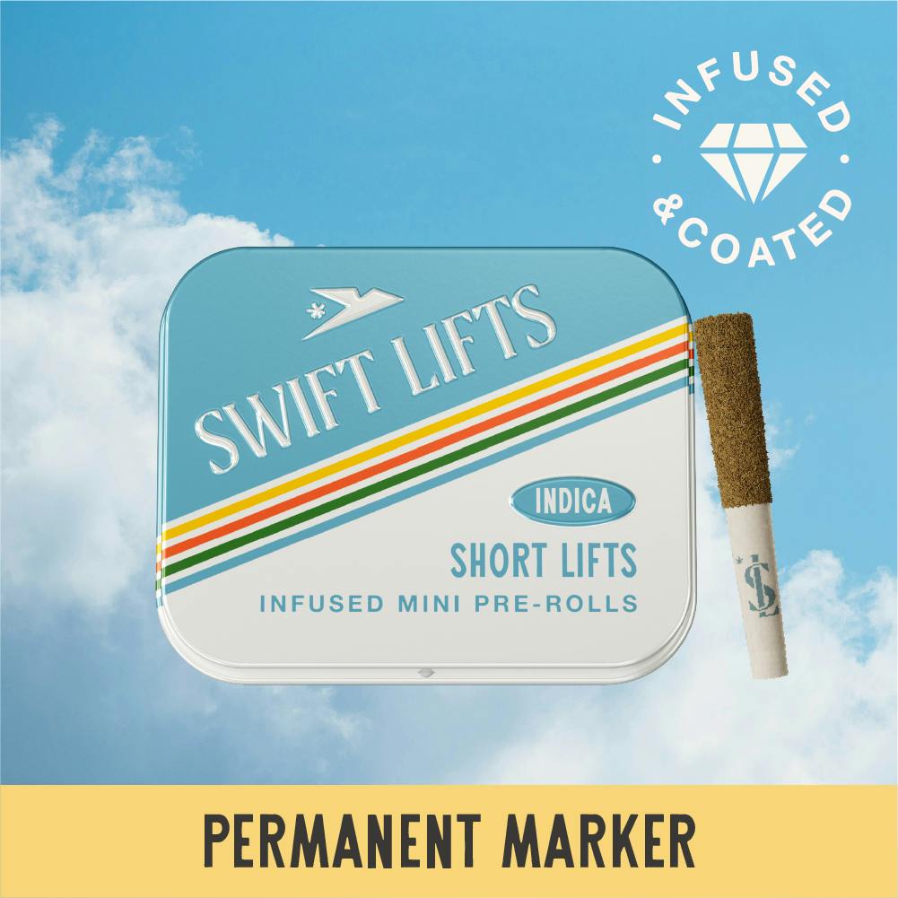 Swift Lifts Short Lifts Infused & Coated Permanent Marker Infused Pre-Roll 2.5g