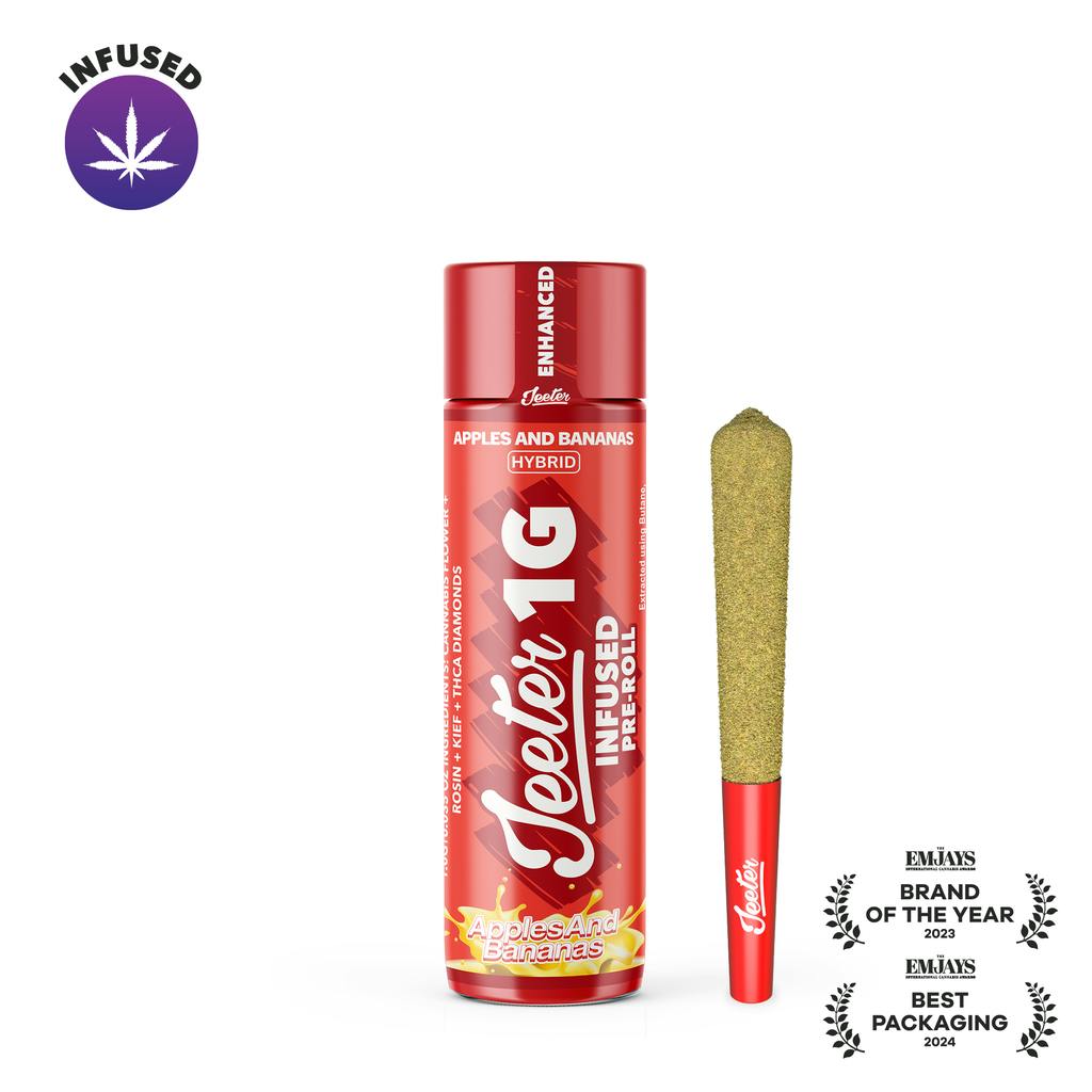 Jeeter Apples & Bananas Infused Pre-Roll 1g [1pk]