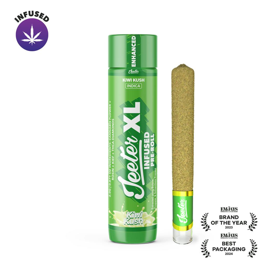 Jeeter XL Kiwi Kush Infused Pre-Roll 2g [1pk]