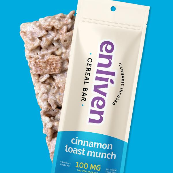 Enliven Cereal Bar Cinnamon Toast Munch Other 100mg [1pk] Snacks