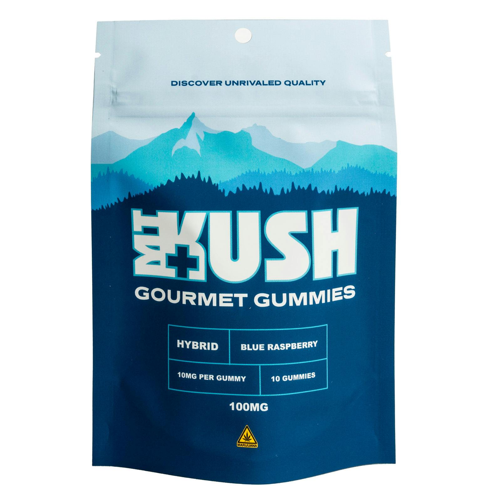 Hash Oil Blue Raspberry Gummies | 10pk