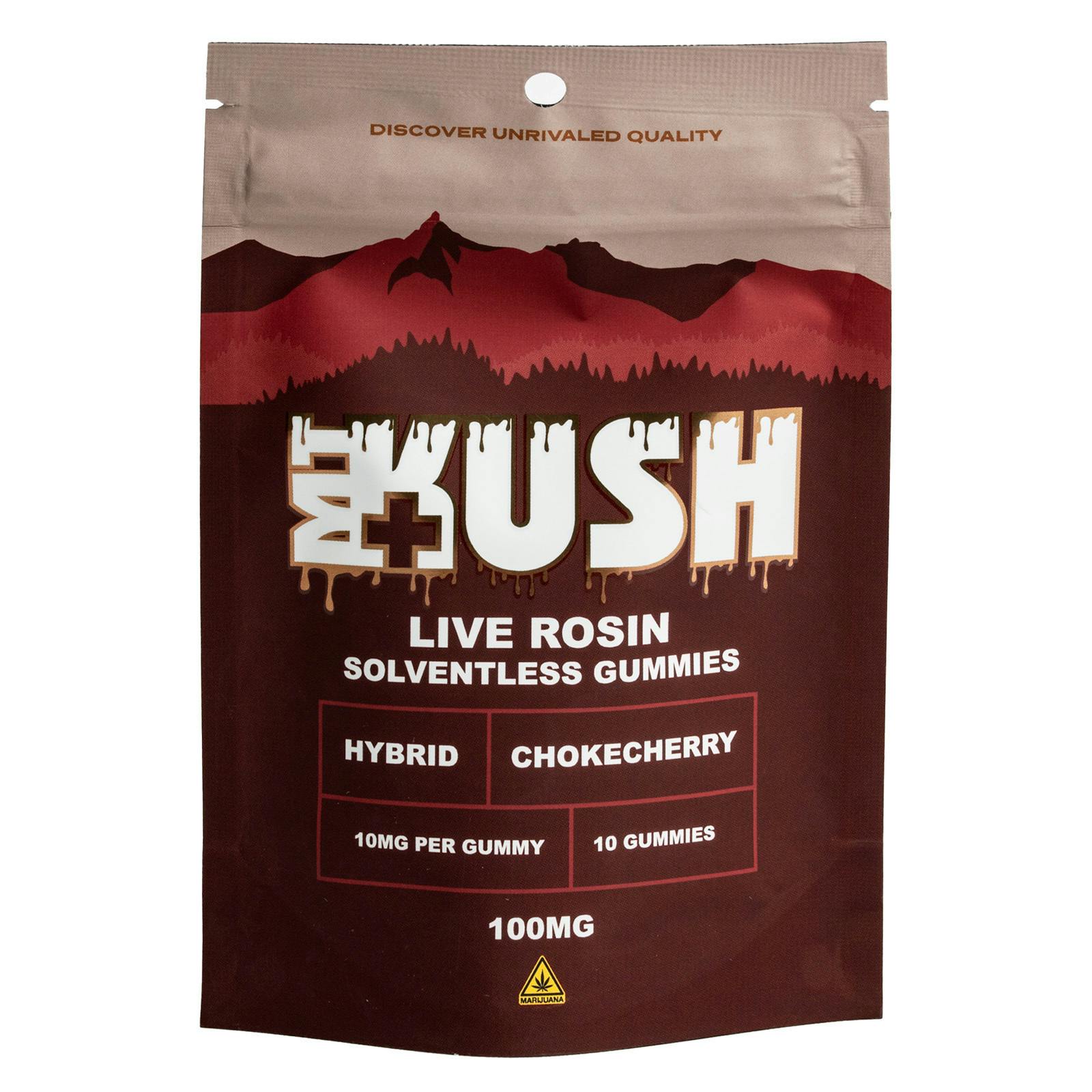 Live Rosin Gummies | Choke Cherry Hybrid | 10pk