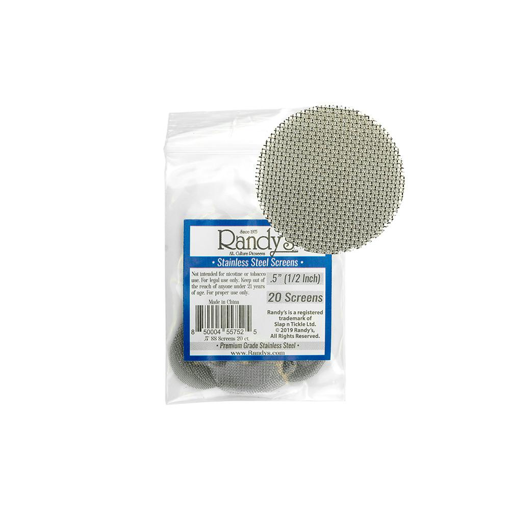 Randy's | Stainless Steel Screens 0.75" | 20pk at Montana Kush - Helena Dispensary