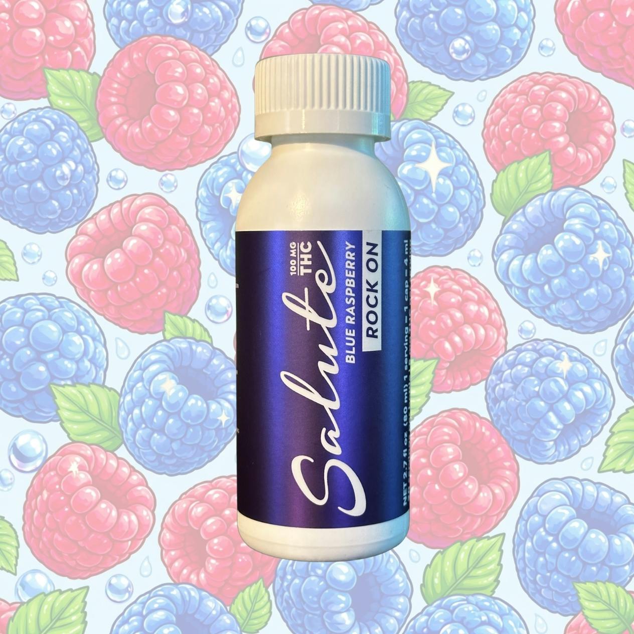 Salute Shooter | Blue Raspberry | Rock On