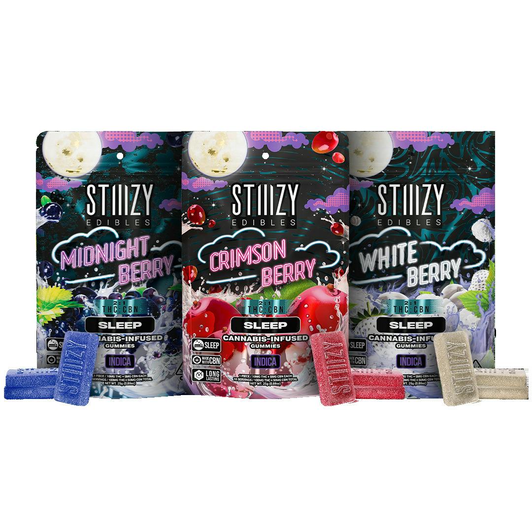 STIIIZY - 2:1 THC: CBN Midnight Berry Gummies - 10 Pack
