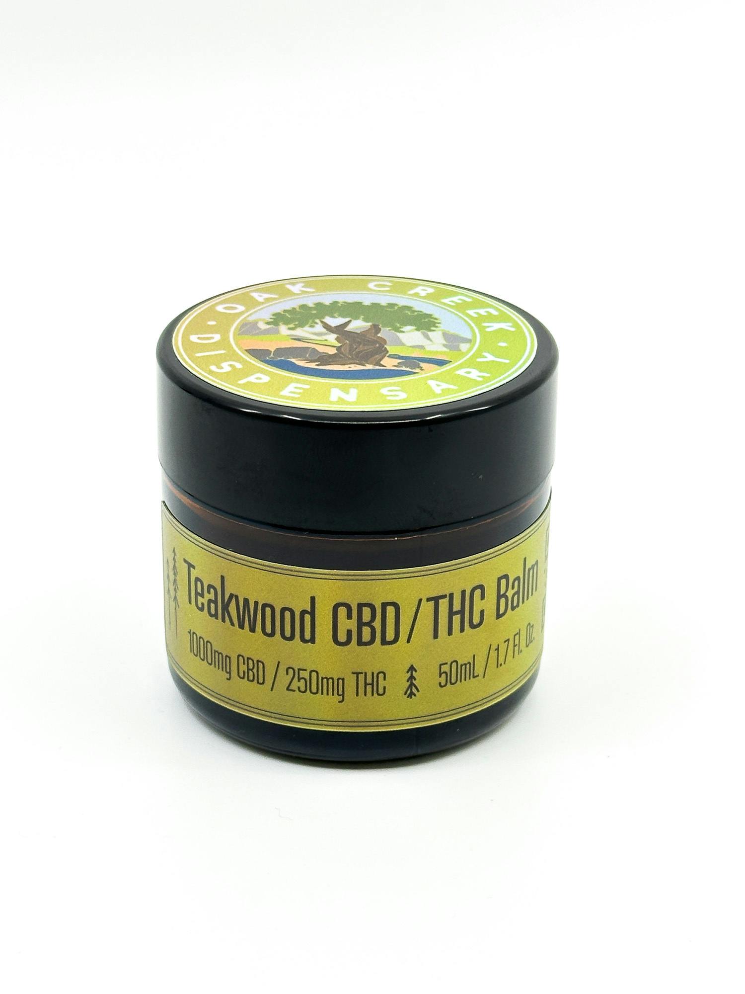 Teakwood 4:1 Topical (1,000mg CBD/250mg THC)