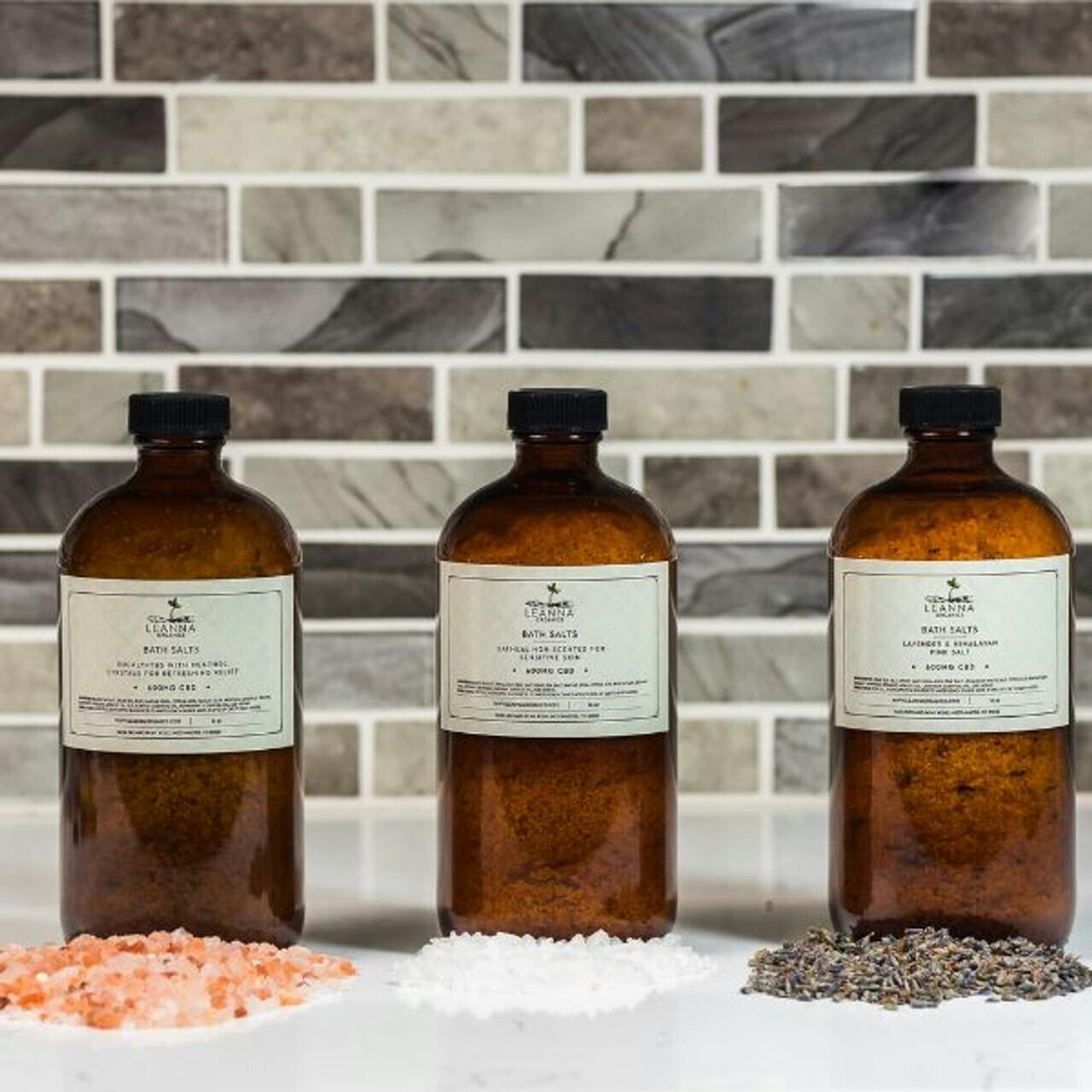 Leanna Organics Hemp Bath Salts (Eucalyptus)