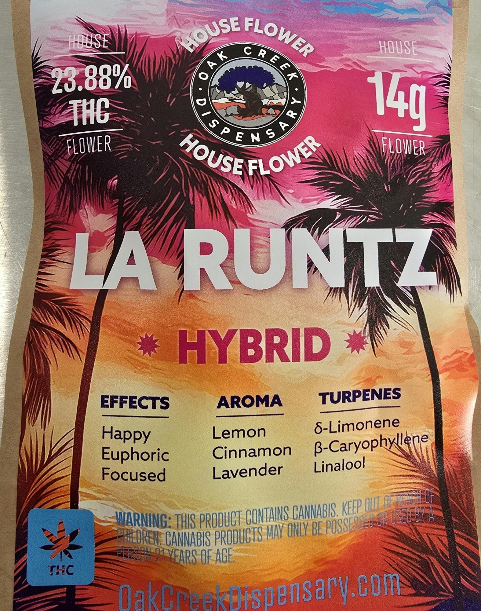 LA Runtz House Flower - 14G - Hybrid - 23.88%