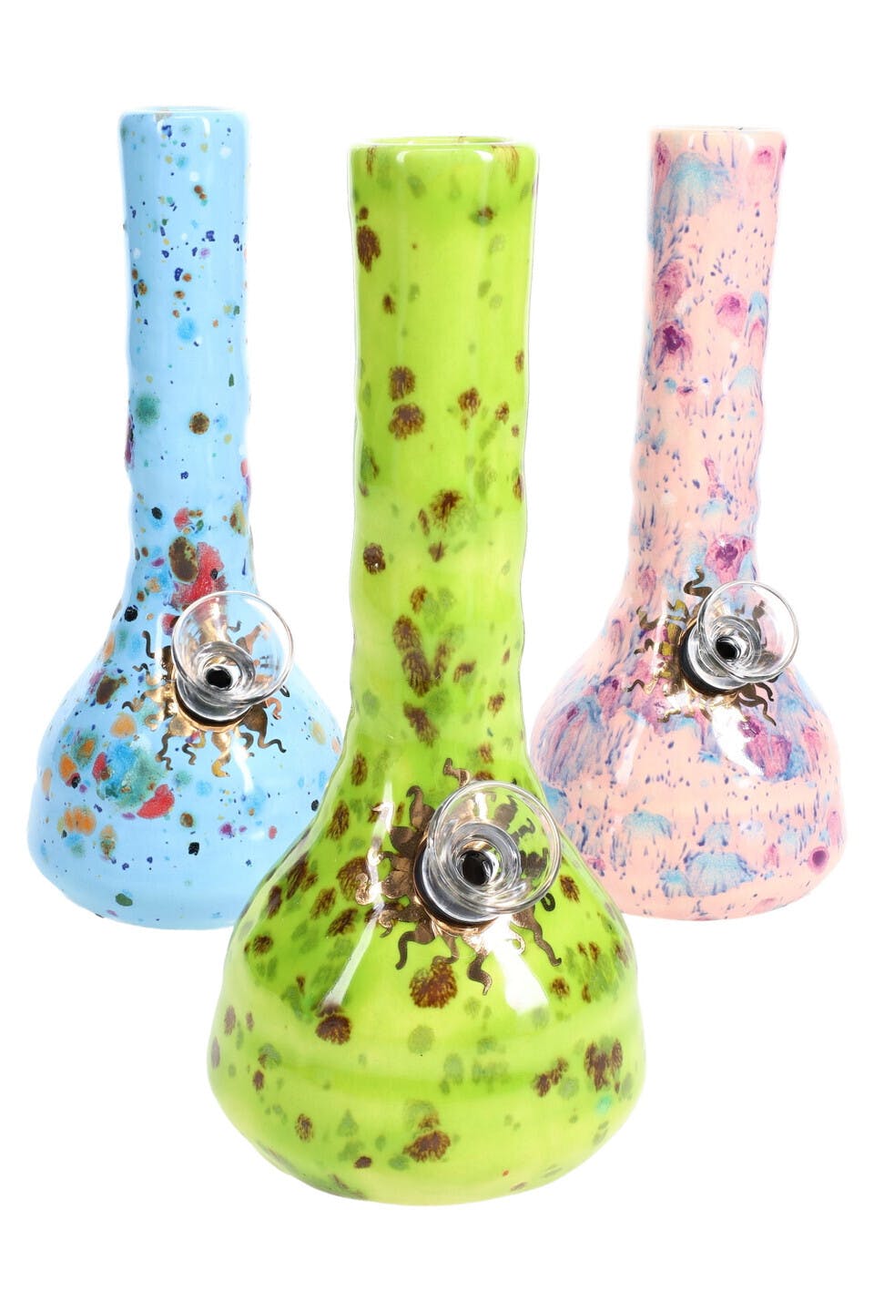 6" Small Crystal Burst Ceramic Water Pipe – WP3268