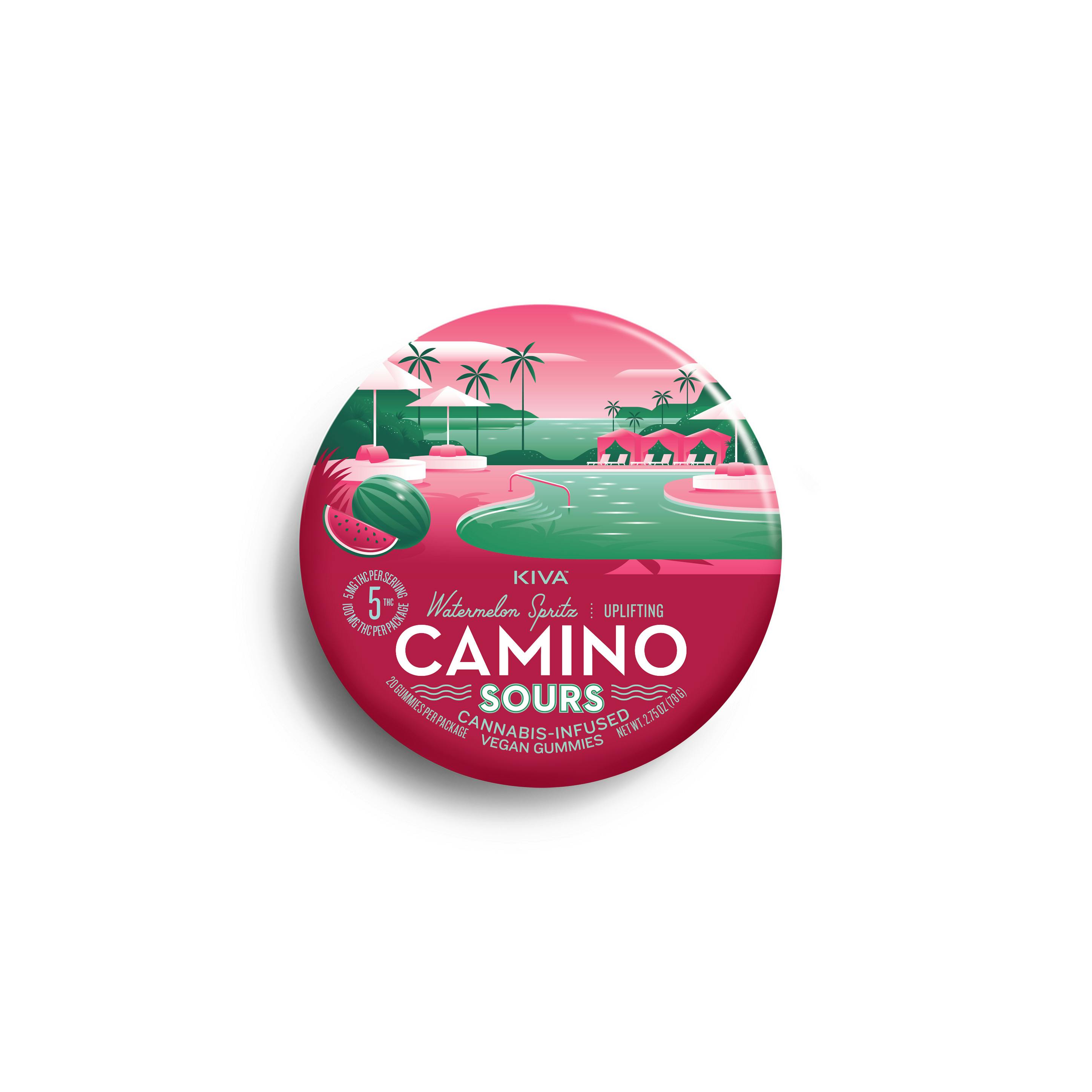 Sour Watermelon Spritz Gummies | Camino | - 100mg