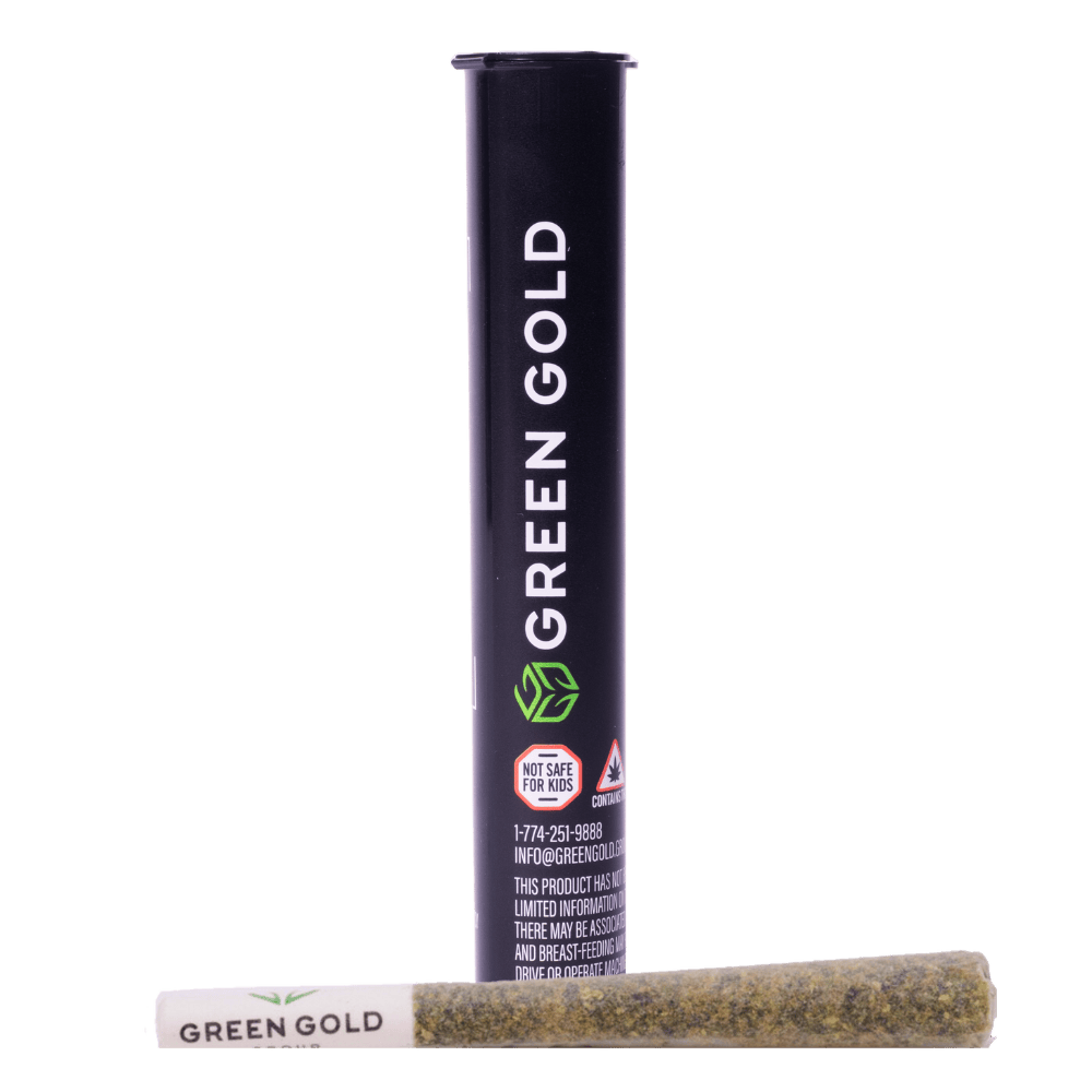 Platinum Gorilla Glue Pre-Roll | Green Gold Group | at Elevated Roots Dispensary Halifax