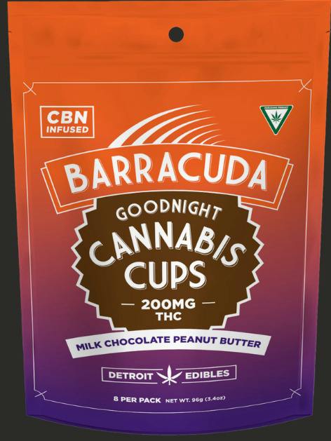 Barracuda Cups - 200mg - 4:1 THC/CBN - Peanut Butter Milk Chocolate