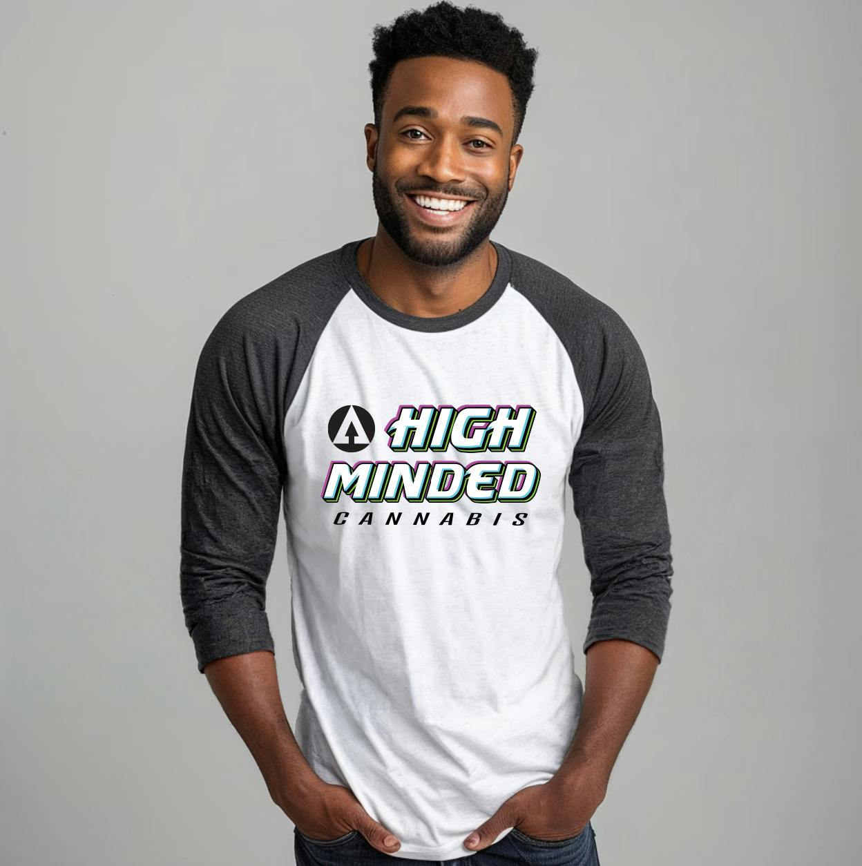 High Minded Baseball 3/4 Sleeve - S