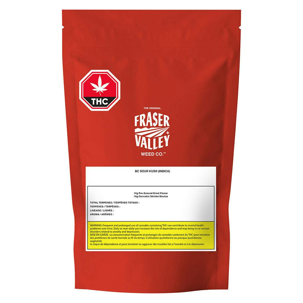 Fraser Valley Weed Co. - BC Bounty Milled Flower - 14g