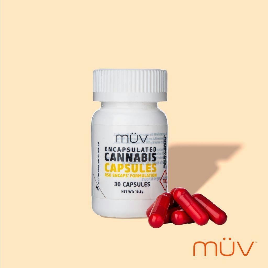 MÜV RSO Fast Acting Capsules 750mg [30-Pack] at MÜV Cannabis Dispensary