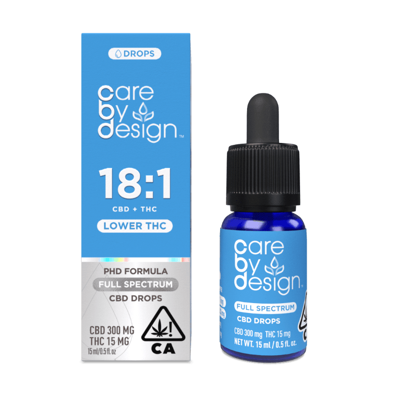 Care By Design 18:1 CBD Full Spectrum Drops 15ml
