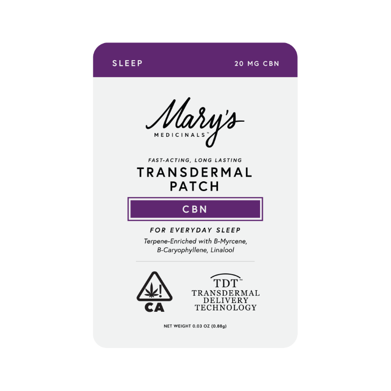 Mary's Sleep CBN Transdermal Patch 20mg