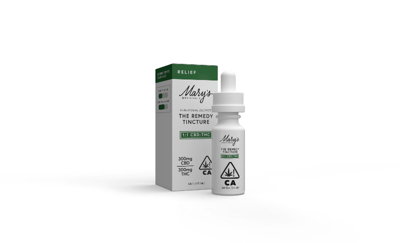 Mary's The Remedy Relief 1:1 CBD:THC Tincture 600mg