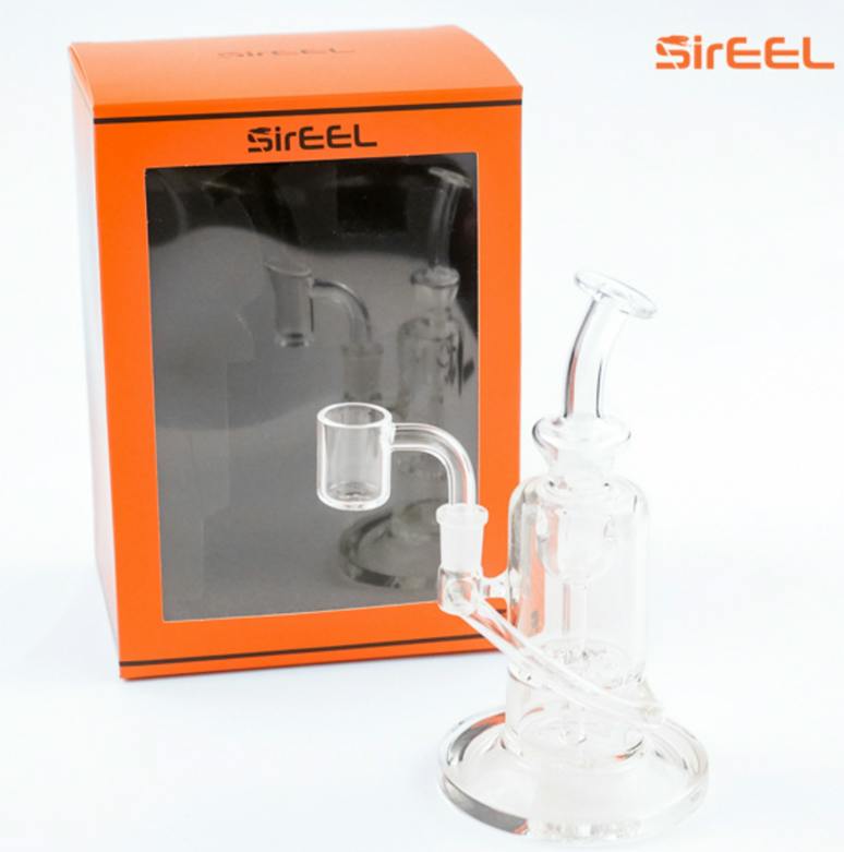 7" Wrap Around Arm Klein Recycler Dab Rig w/ Banger
