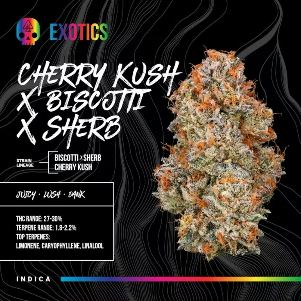Bosky Cherry Kush x Biscotti x Sherb (I) Flower 14g