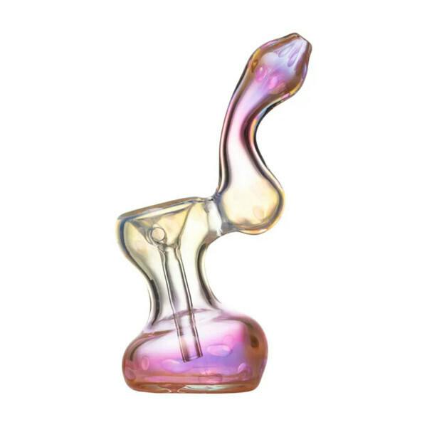 Human Grade Sherlock Bubbler 2 - Pink Gold Fumed
