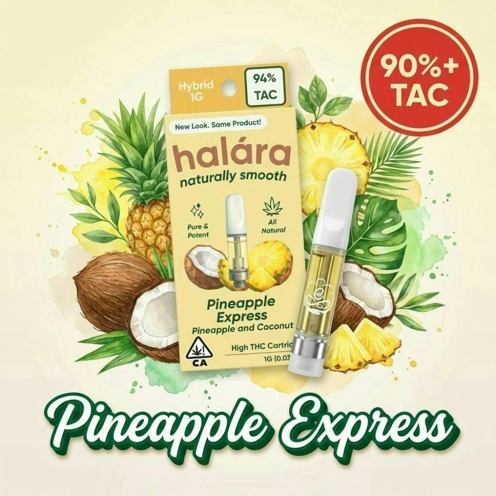 Halara Pineapple Express (H) High THC Cart 1g
