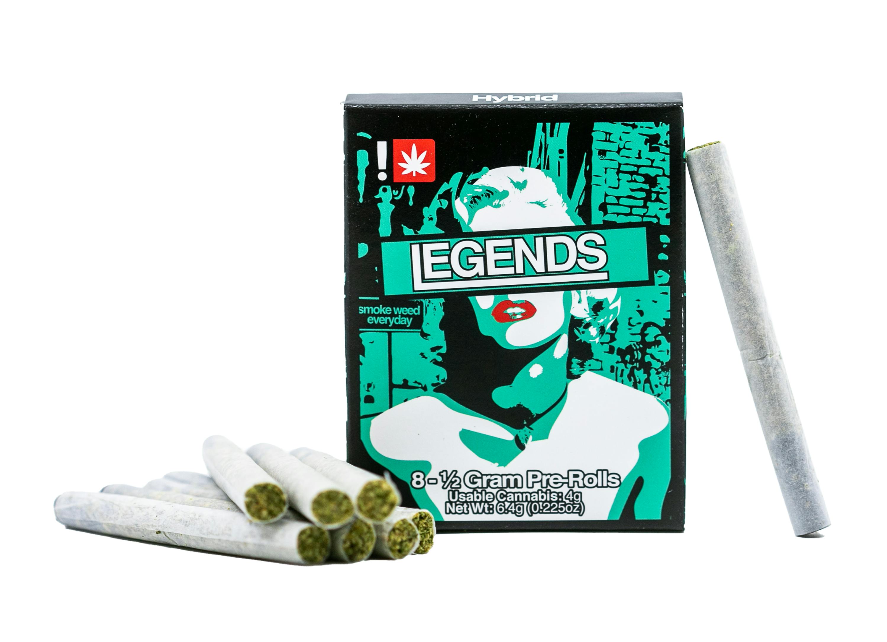 Indulge - 4G Pacific Green Mac Legends Pre-Rolls (Hybrid/Excolo) 29.63%/26.10%/<LOQ