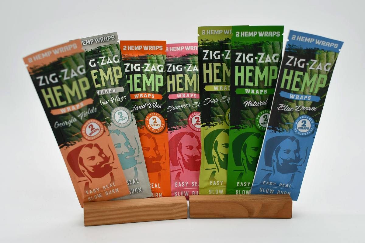 Zig Zag Hemp Wraps 2 Pack | Sour Squeeze