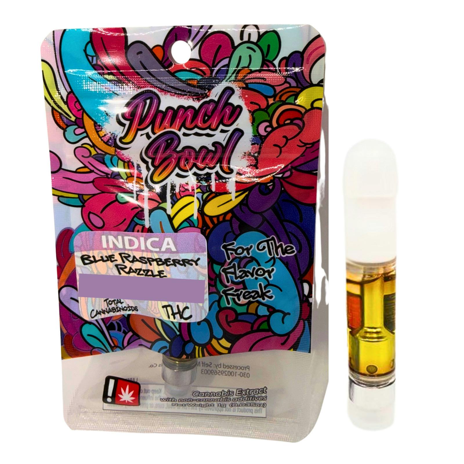 Punch Bowl: Blue Raspberry Razzle - Flavored