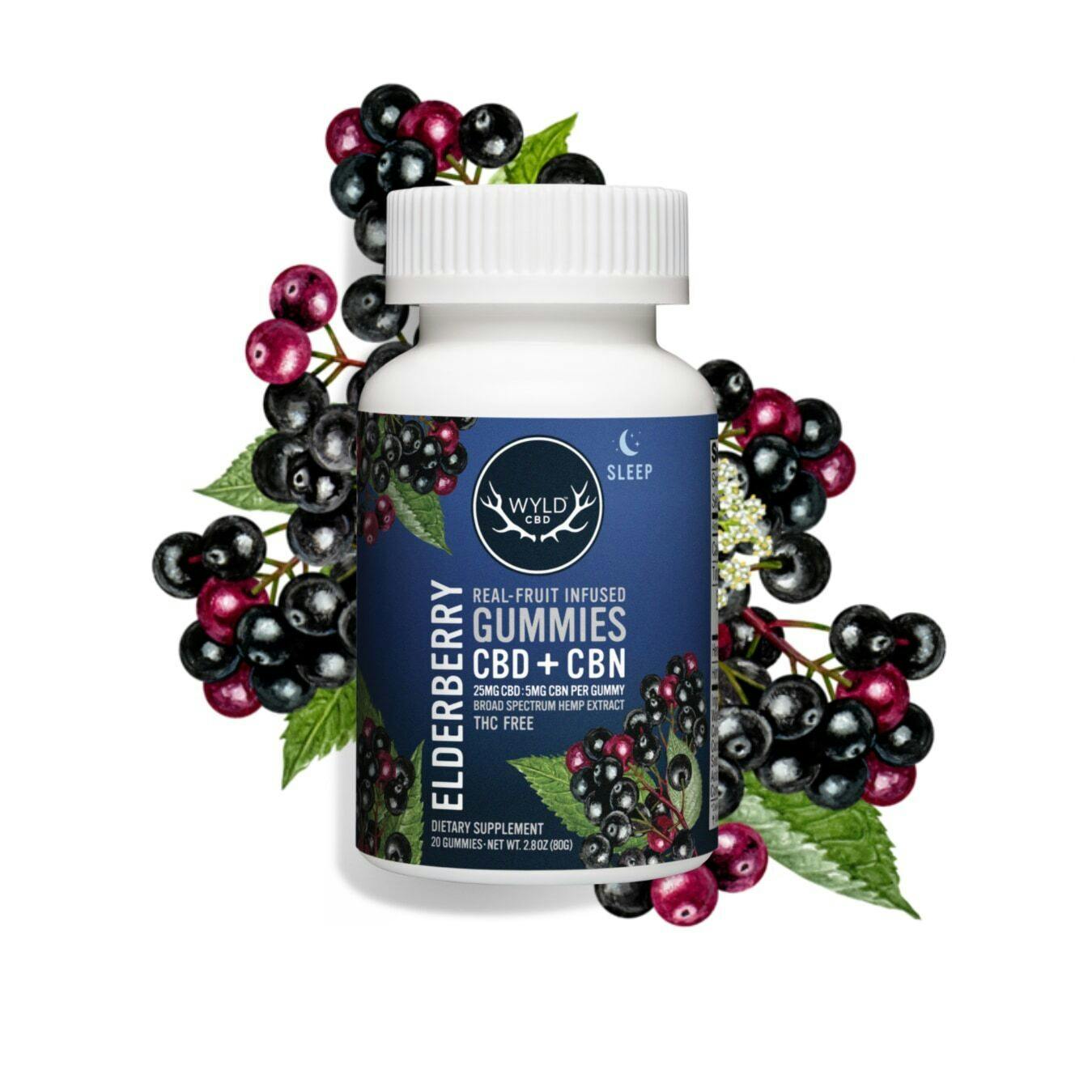 WYLD -: Hemp Elderberry /