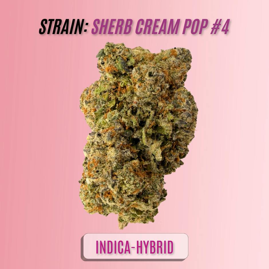 Sherb Cream Pop: #4 $2 1/8th