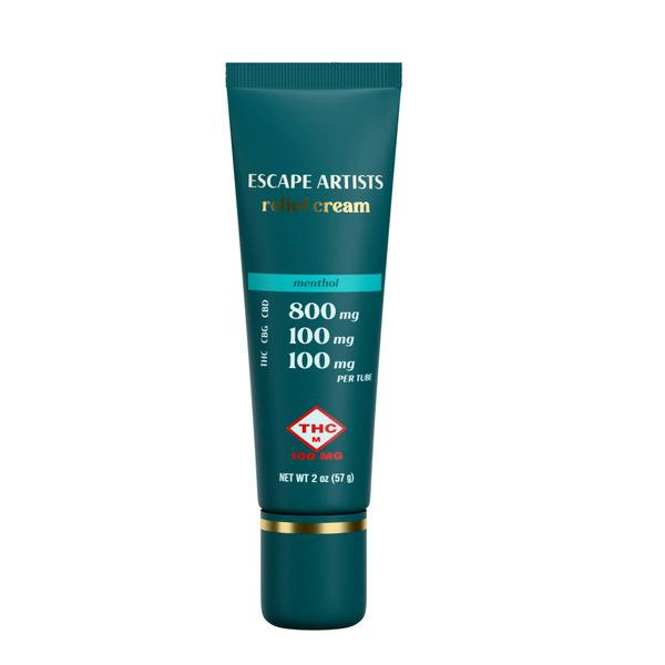 Escape Artists 8:1:1 Menthol Relief Cream (800MG CBD:100MG CBG:100MG THC)