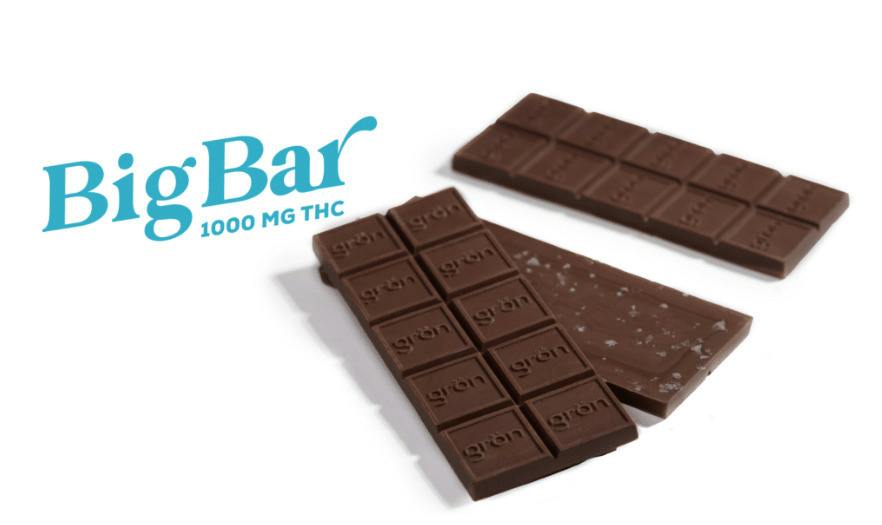 Milk Chocolate with Sea Salt - 1000mg Big Bar