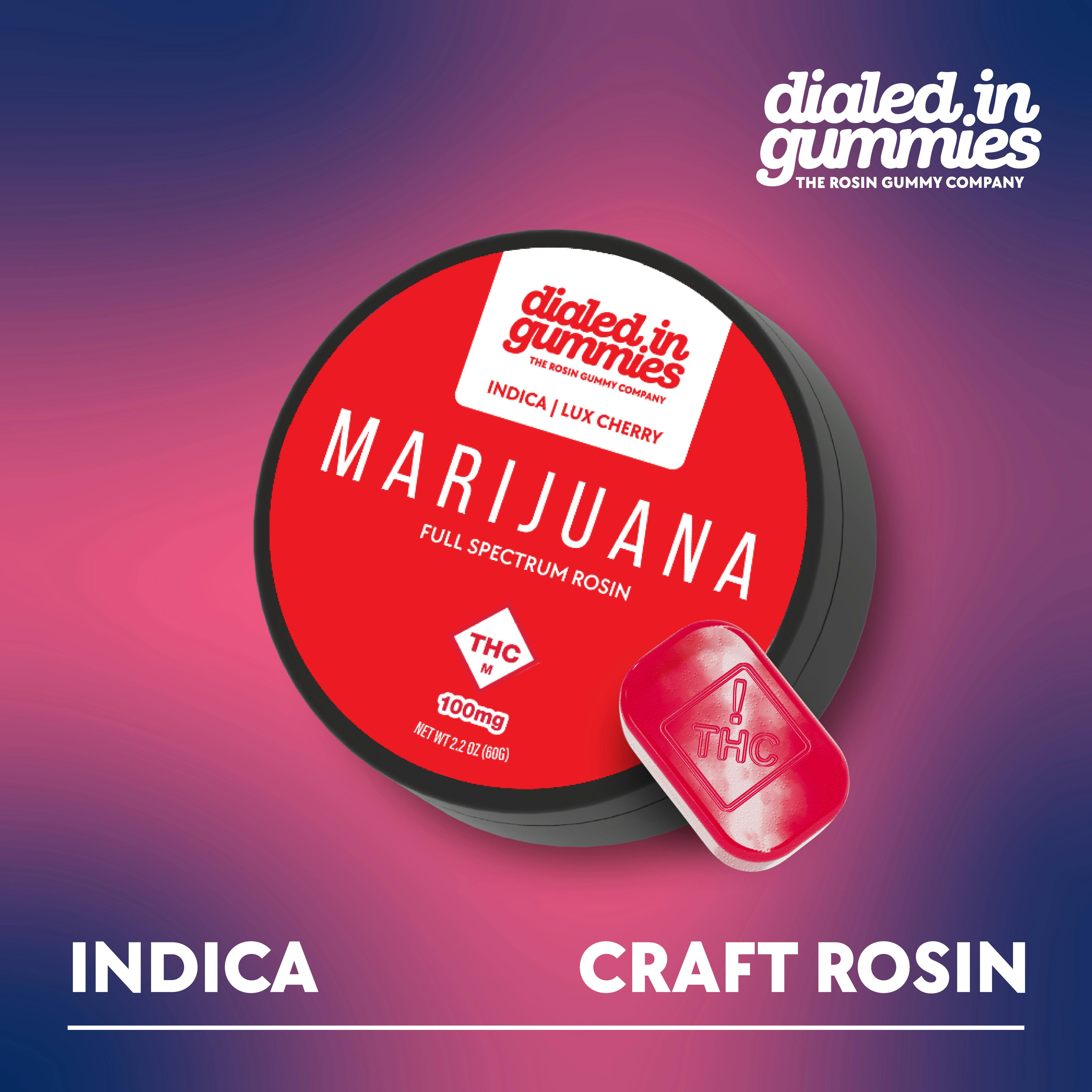 Lux Cherry Indica Gummies