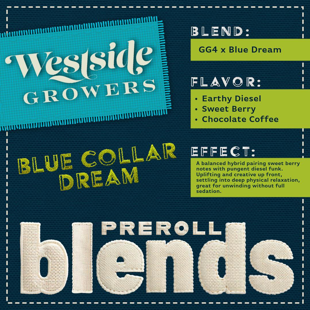 "Blue Collar Dream" Preroll 5 Pack