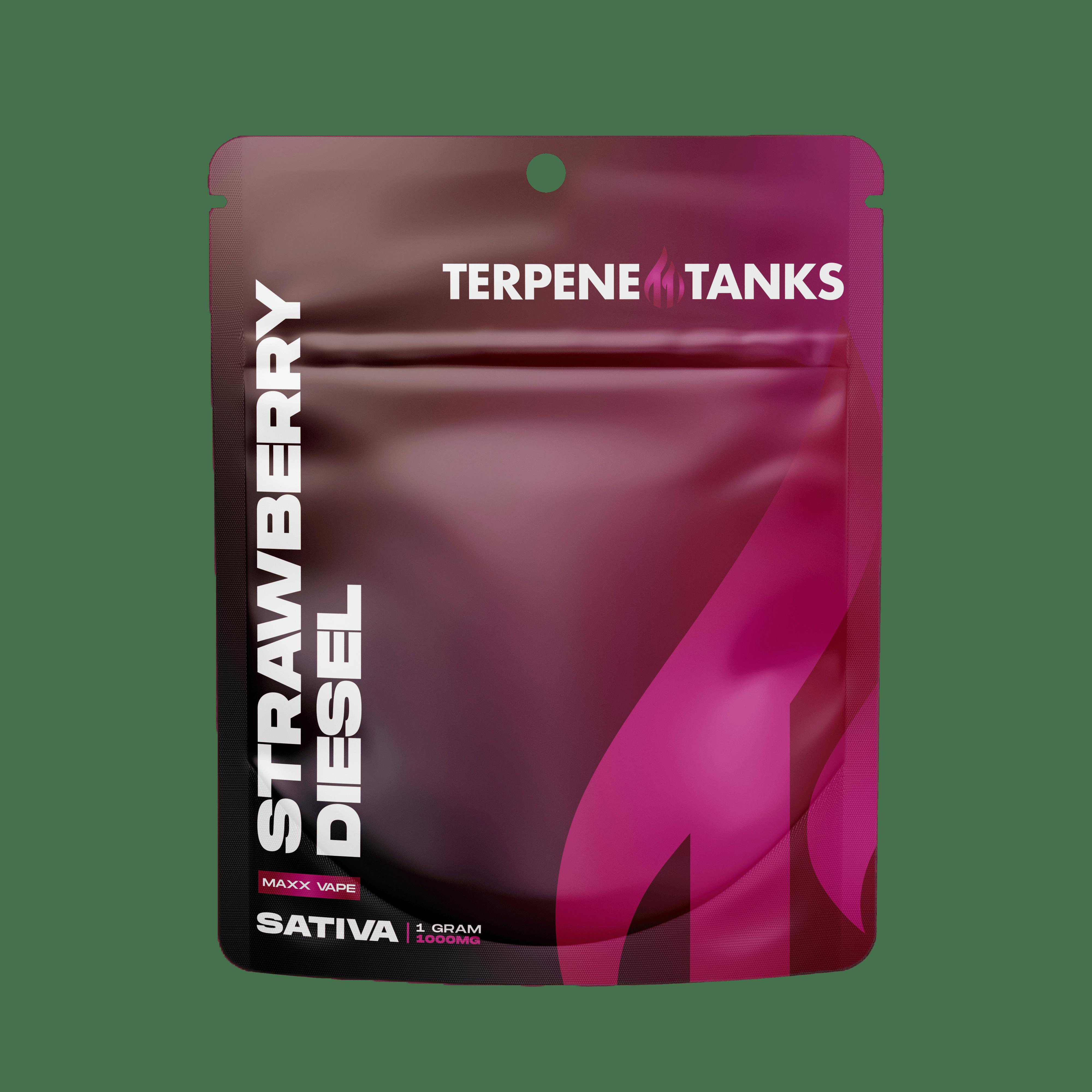 Terpene Tanks - 1g Maxx Pod - Strawberry Diesel at Exclusive Brands - Muskegon