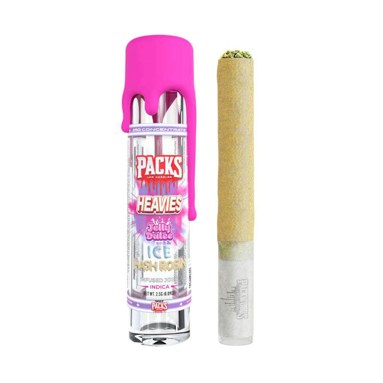 Packwoods Heavies | 2.5g Hash Rosin Infused Blunt | Guava Bubblegum