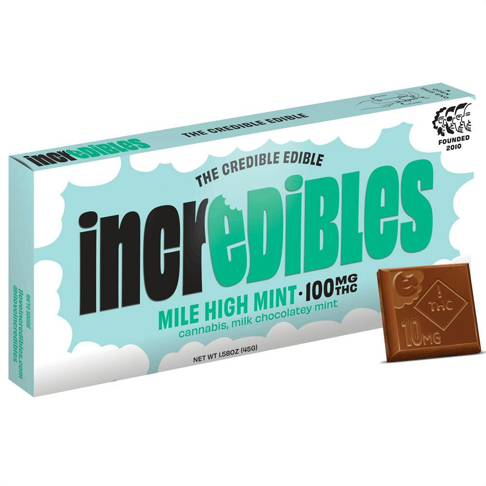 Mile High Mint | Chocolate Bar | 100mg (20pcs) cannabis product